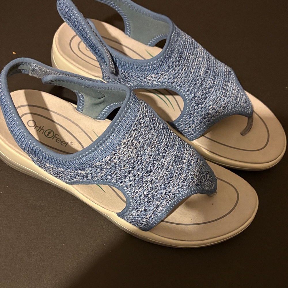 Women's Blue Comfort Sandals